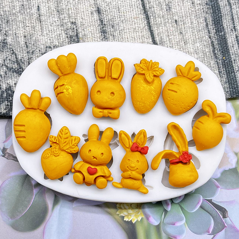 Easter Bunny Rabbit Radish Sil - مراجعة Bunny Cake Mold وسعره