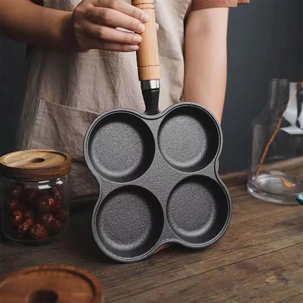 4-Hole Frying Pan Non Stick Br - مراجعة Mini Pancake Griddle وسعره