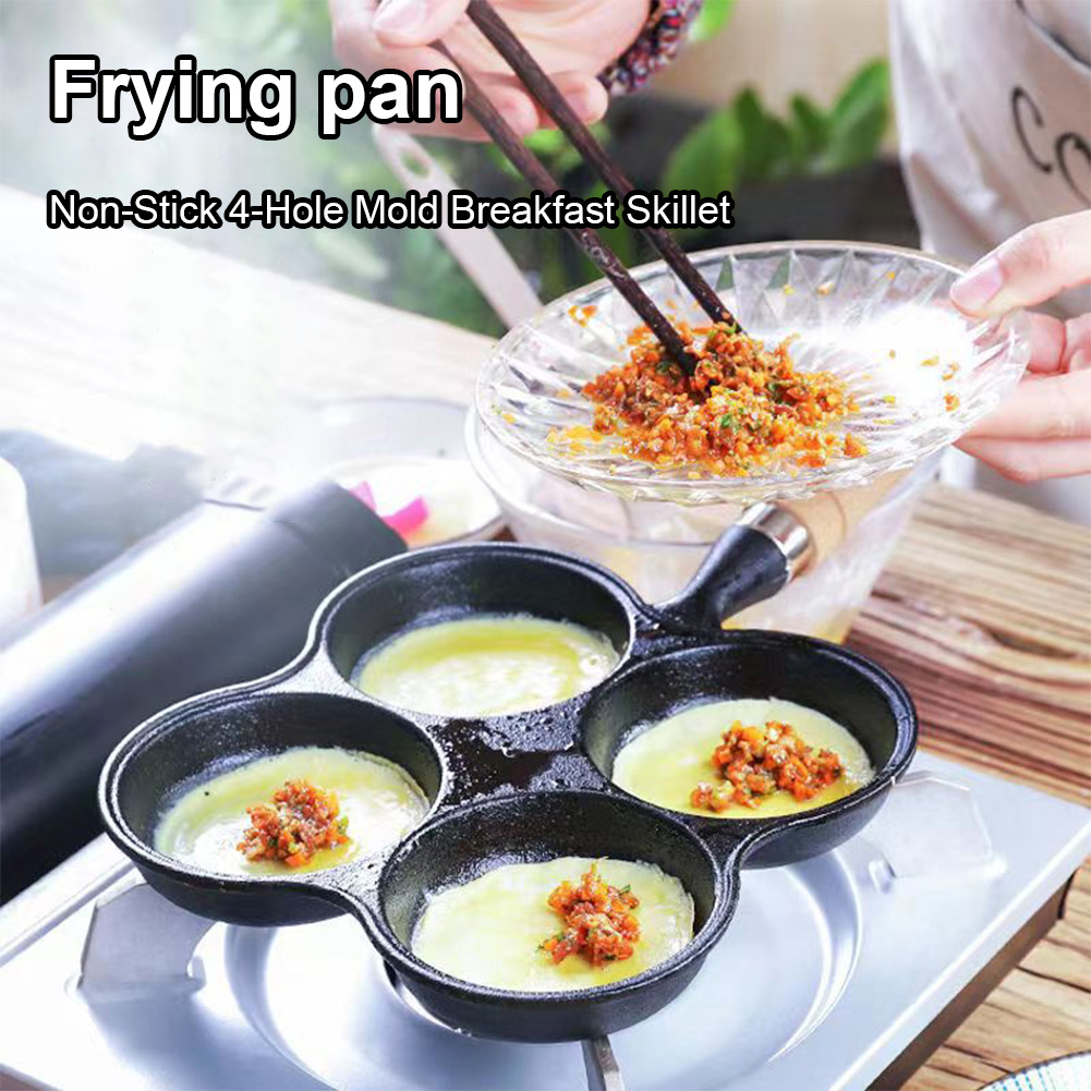 4-Hole Frying Pan Non Stick Br - مراجعة Mini Pancake Griddle وسعره