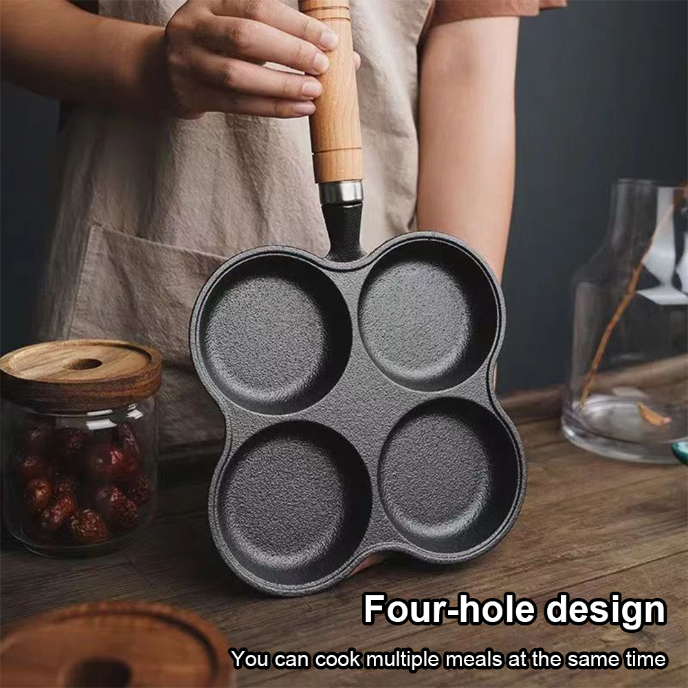 4-Hole Frying Pan Non Stick Br - مراجعة Mini Pancake Griddle وسعره