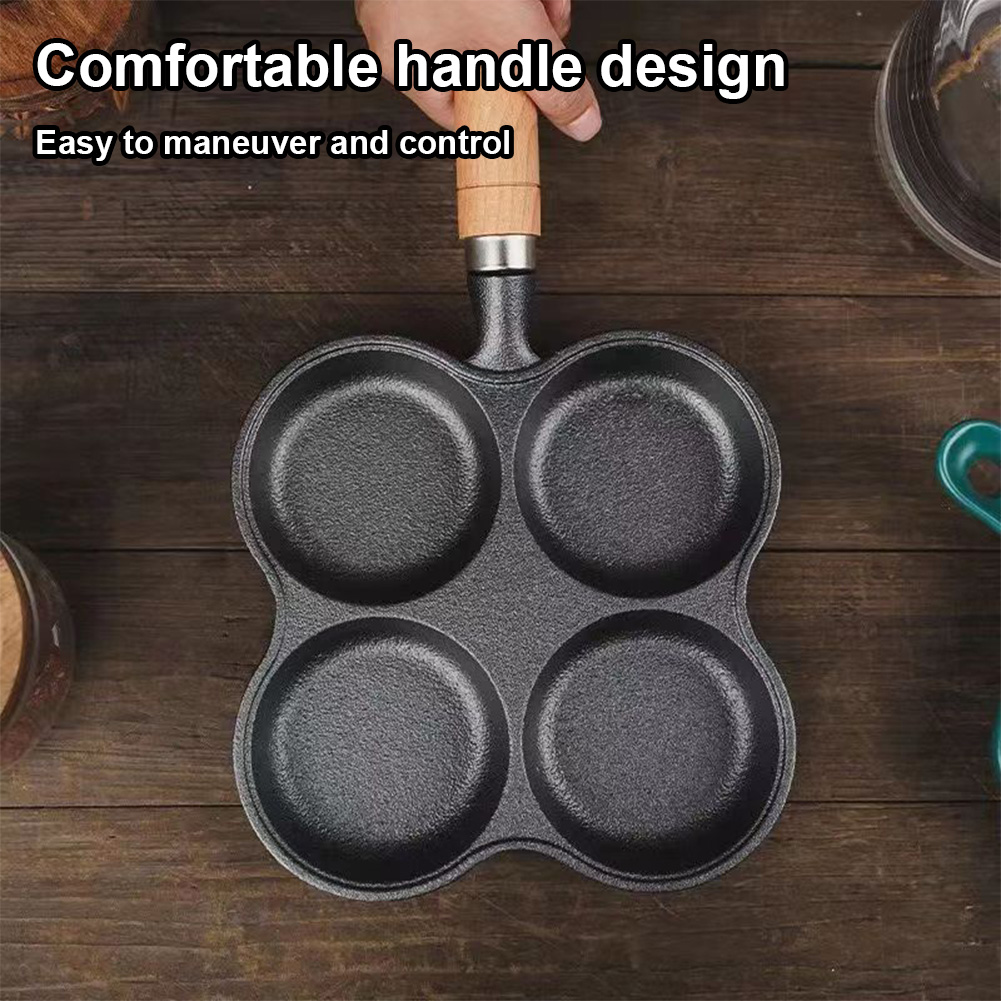 4-Hole Frying Pan Non Stick Br - مراجعة Mini Pancake Griddle وسعره