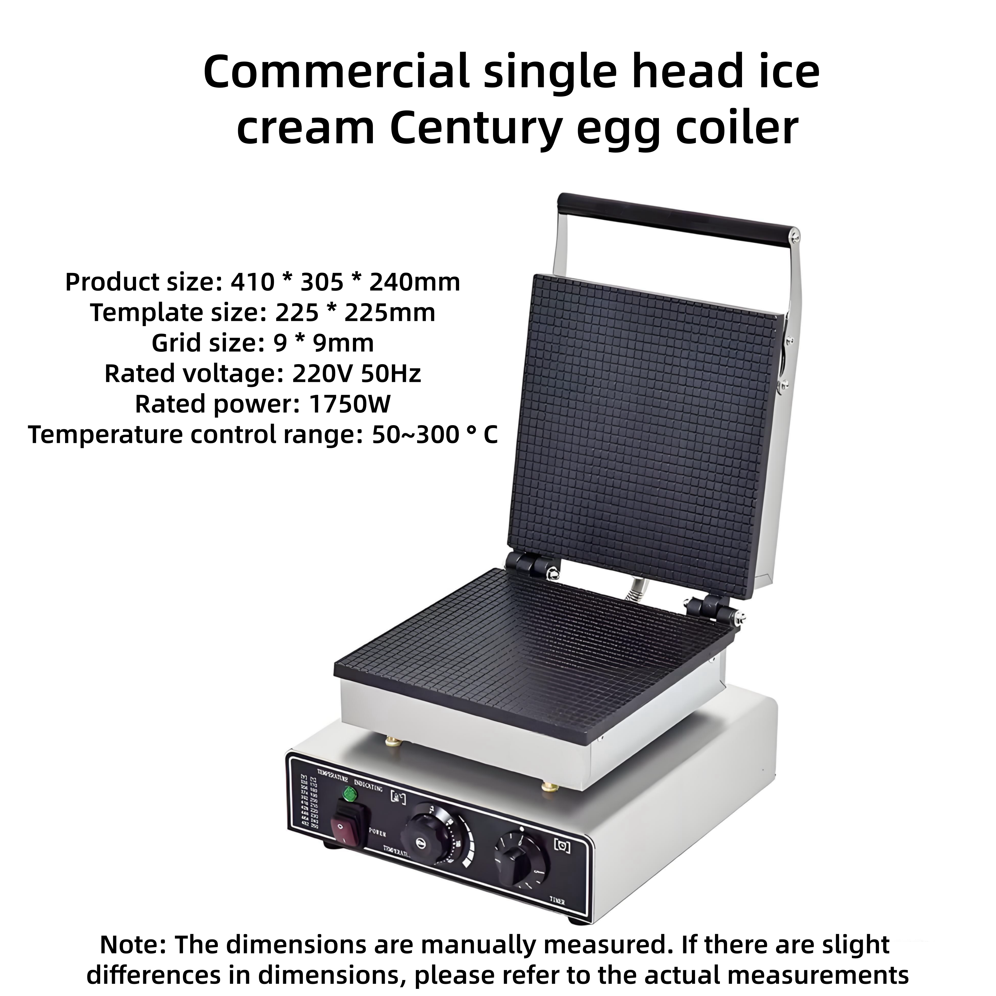 Food tools Commercial New 220V - مراجعة Waffle Cone Maker وسعره