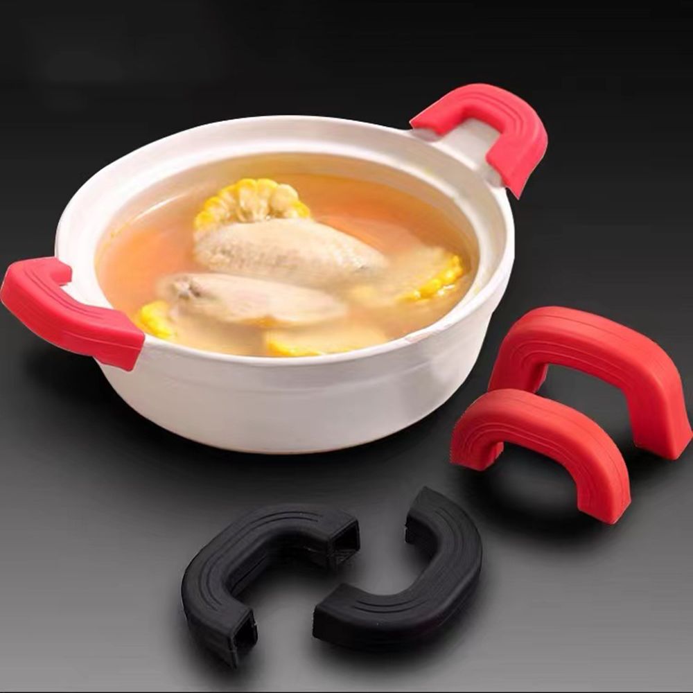 2PCS Silicone Anti-Scald Pot H - مراجعة Cast Iron Corn وسعره