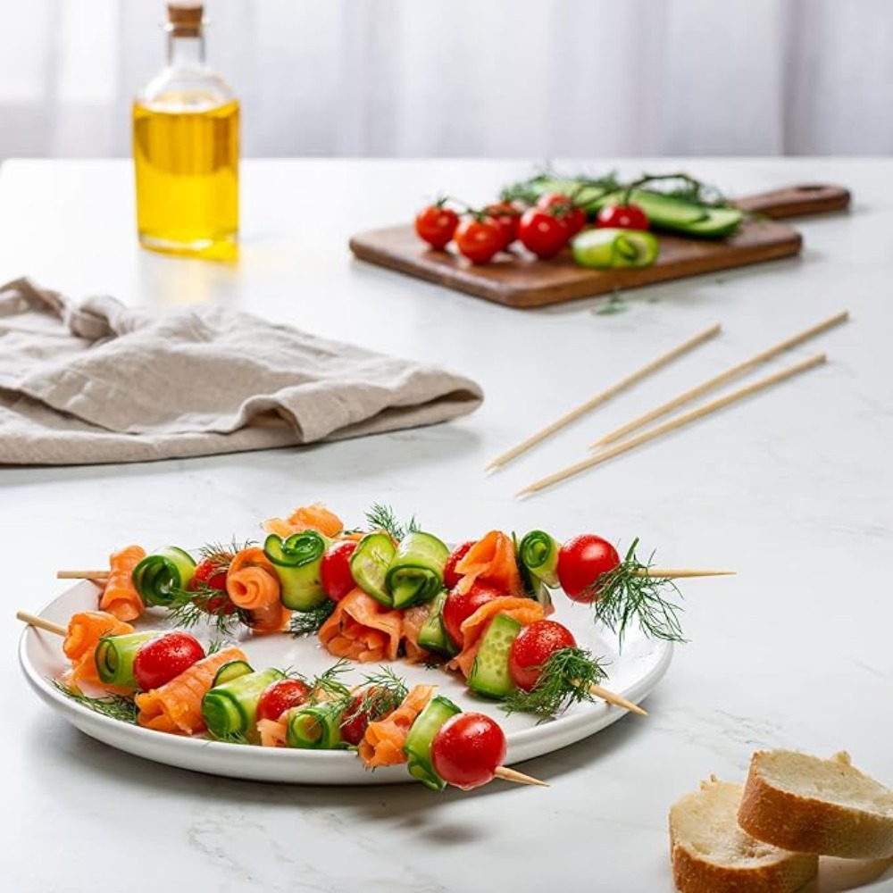 90-1350Pcs BBQ Bamboo Sticks D - مراجعة Corn Dog Stick وسعره