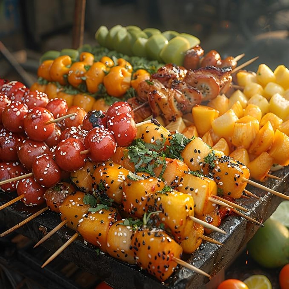90-1350Pcs BBQ Bamboo Sticks D - مراجعة Corn Dog Stick وسعره