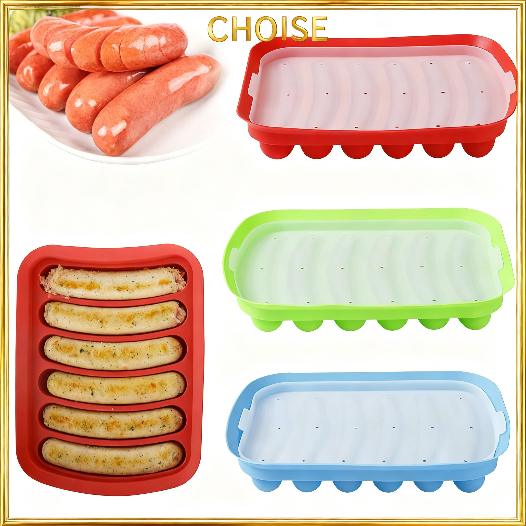 Sausage Maker Mould 6 Grids Si - مراجعة Hot Dog Press وسعره