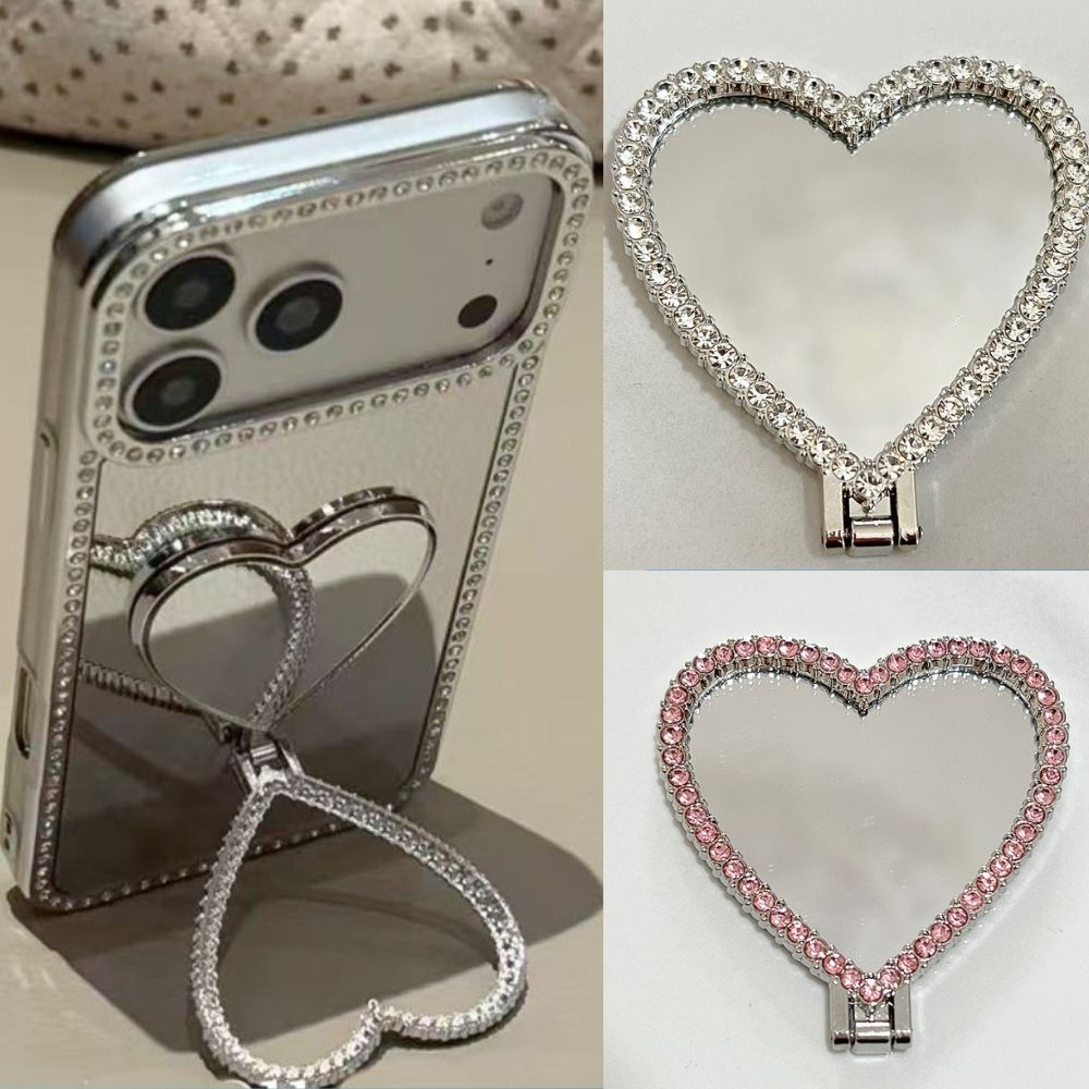 Bling Diamond Heart Phone Stan - مراجعة Taco Stand Holder وسعره