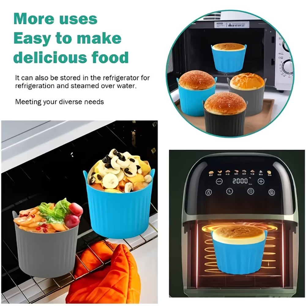New air fryer baking cup silic - مراجعة Egg Waffle Pan وسعره
