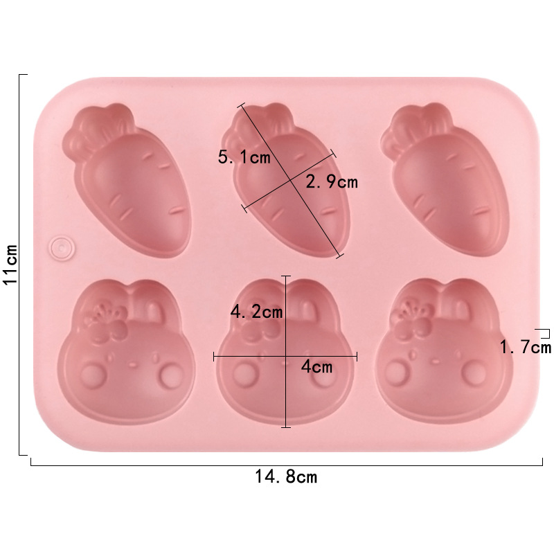 Cartoon Silicone Mold Rabbit C - مراجعة Bunny Cake Mold وسعره