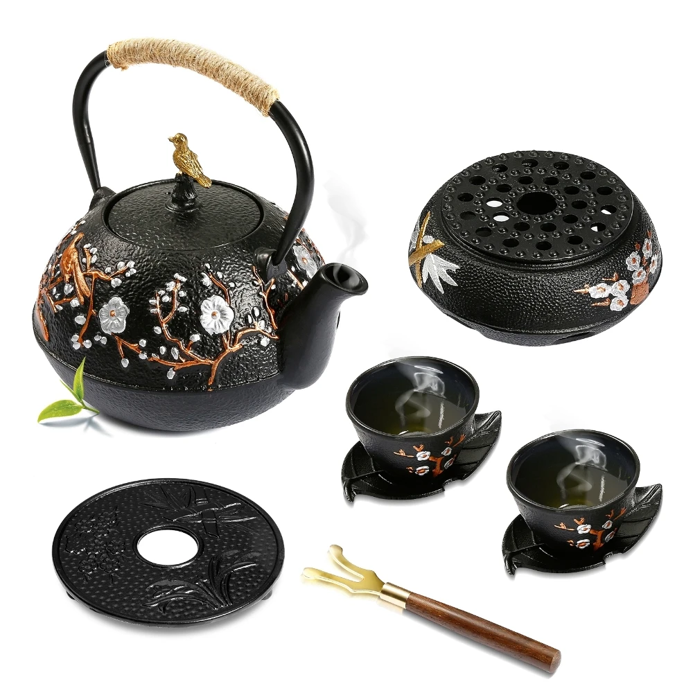 Cast Iron Teapot Set with Alco - مراجعة Cast Iron Corn وسعره