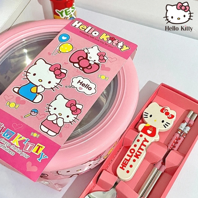 Cute Hello Kitty Stainless Ste - مراجعة Dim Sum Basket وسعره