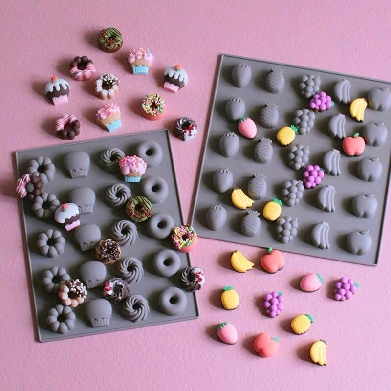 Multicavity Fruit Silicone Cho - مراجعة Donut Mold Silicone وسعره