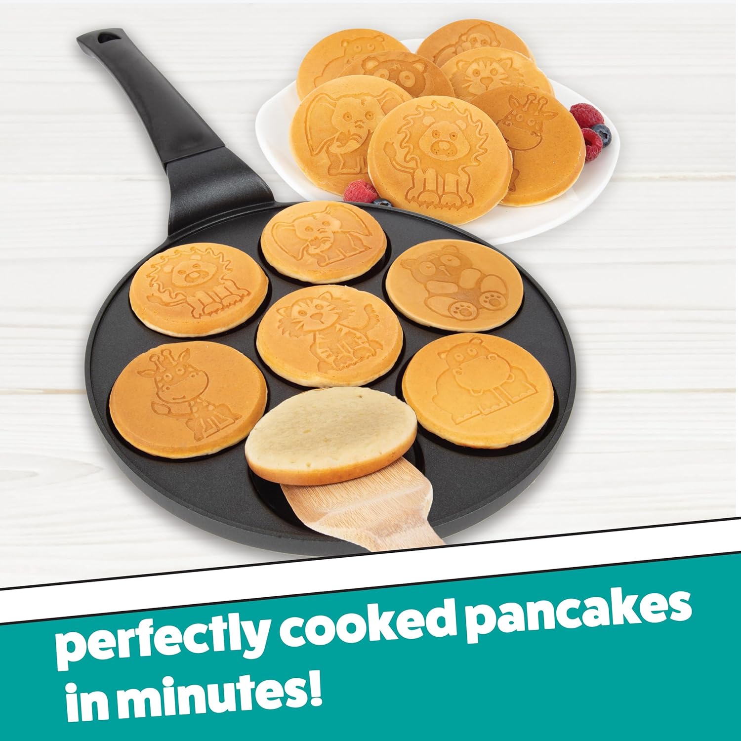 Animal Mini Pancake Pan - Make - مراجعة Mini Pancake Griddle وسعره