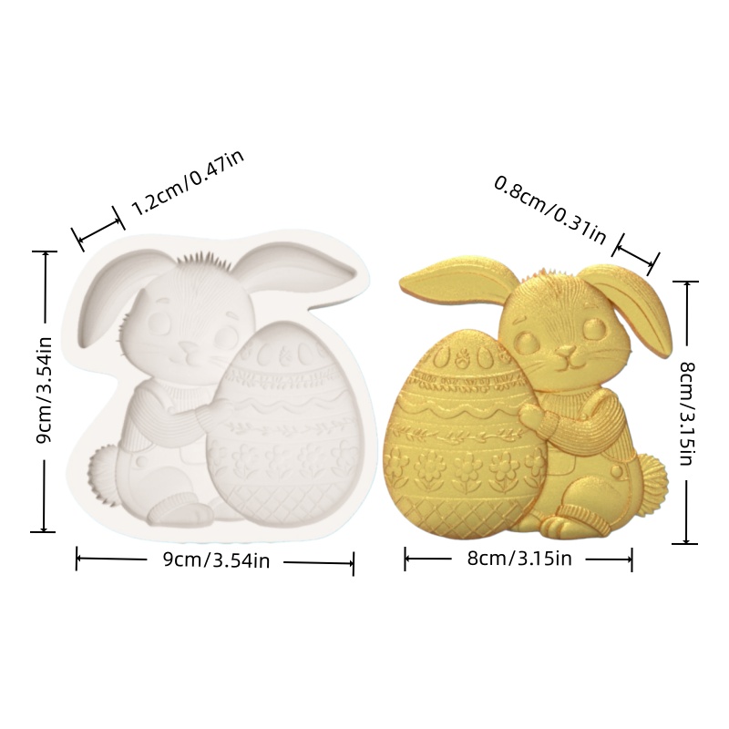 Easter Egg-Holding Bunny Silic - مراجعة Bunny Cake Mold وسعره