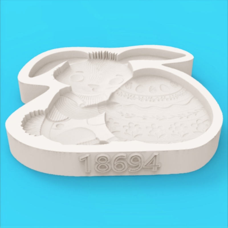 Easter Egg-Holding Bunny Silic - مراجعة Bunny Cake Mold وسعره
