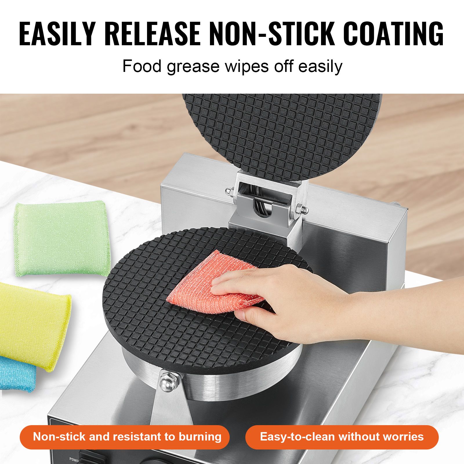 Electric Ice Cream Cone Maker, - مراجعة Waffle Cone Maker وسعره