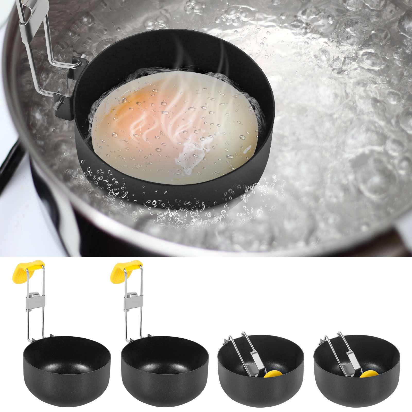 4 Pack Stainless Steel Egg Poa - مراجعة Mini Pancake Griddle وسعره