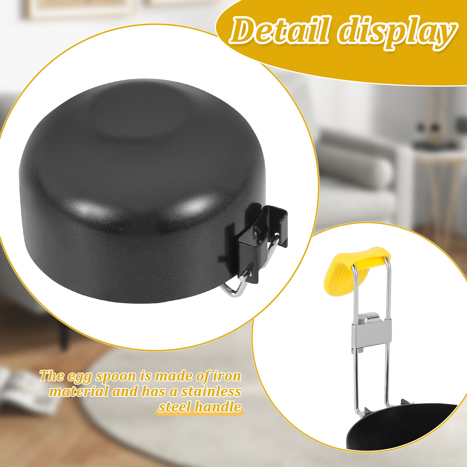 4 Pack Stainless Steel Egg Poa - مراجعة Mini Pancake Griddle وسعره